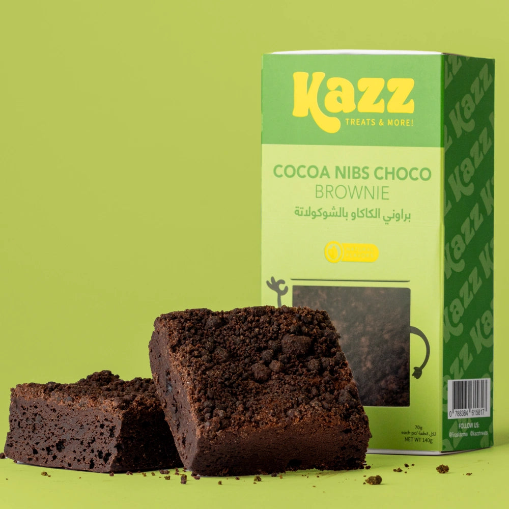 Cocoa Nibs Chocolate Brownie  (NON Keto)