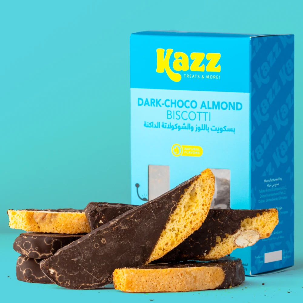 Dark Chocolate Almond Biscotti (NON Keto)